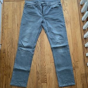 Mens Levi’s 511 Gray 36x34
